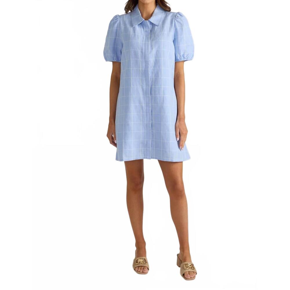 NEW THOMAS & LOURDES anderson dress in blue